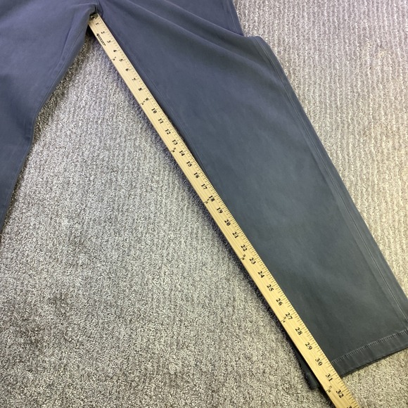 7 For‎ All Mankind Luxe Performance Regular Slim Pants Size 34 x 31 Sleepy Blue - Picture 13 of 16